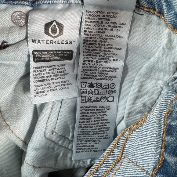 Levis Jeans Mens 31 Blue 511 Straight Light Wash NWT - Picture 5 of 14